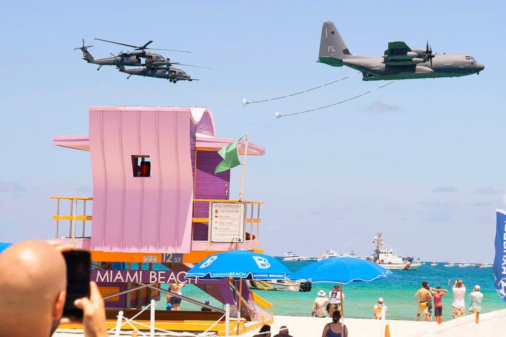 Hyundai Air & Sea Show на Майами-Бич