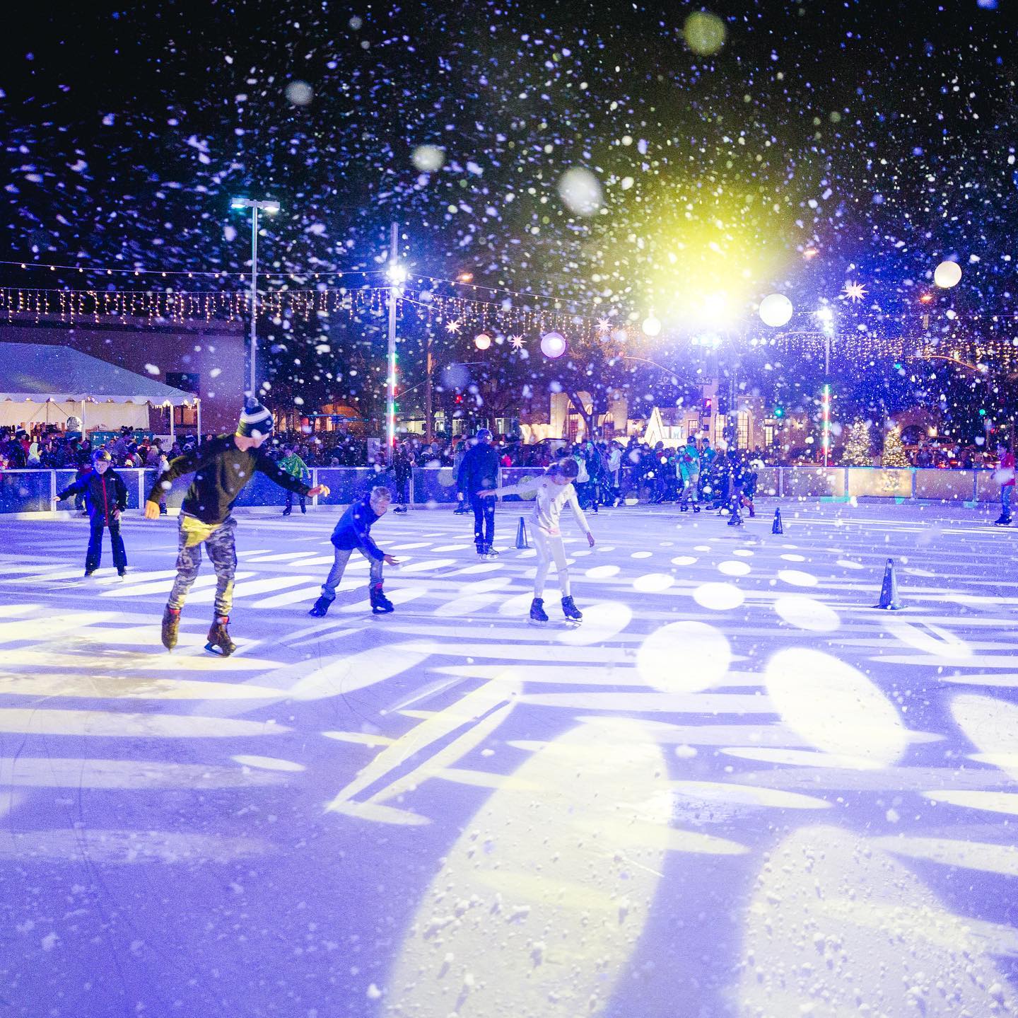 Каток в Santa Monica